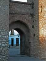 Puerta Almocabar looking into a small plaza inside the walls