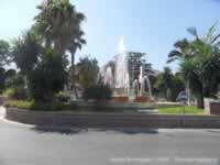 Roundabout outside Tivoli World in Arroyo de la Miel area of Benalmadena