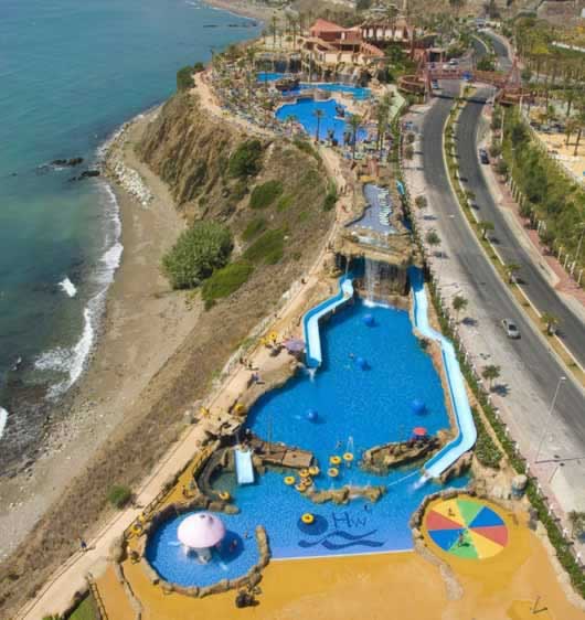 Holiday World Beach Club Waterpark. Aerial view