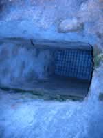 Murder hole in Portal Nou passageway 